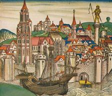 The City of Treviso with a Carrack 1493