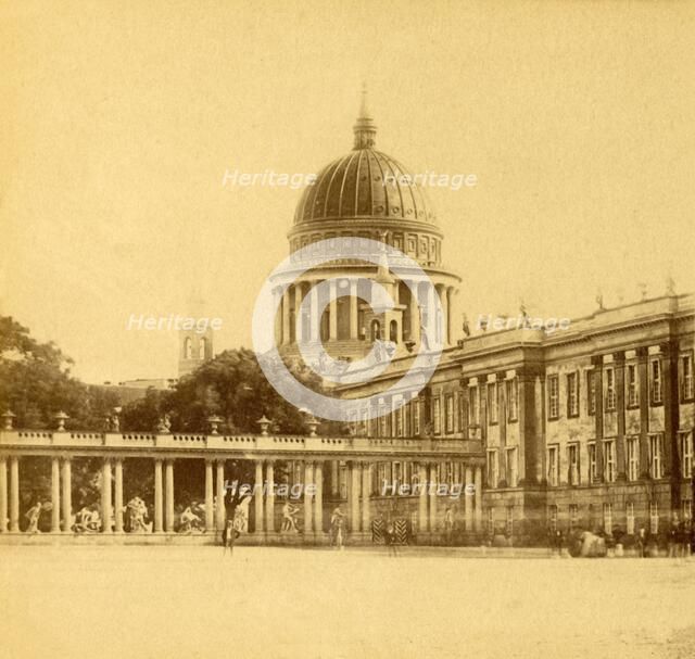 The City Palace and St. Nicholas' Church, Potsdam, Germany, c1900. Creator: Unknown.