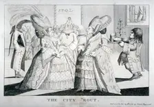 The City rout 1776. Artist: Anon