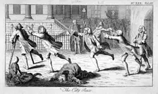 The City Race 1771. Artist: Anon