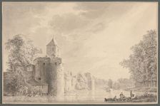The City Walls of Utrecht by the "Plompetoren", 1763. Creator: Paulus van Liender