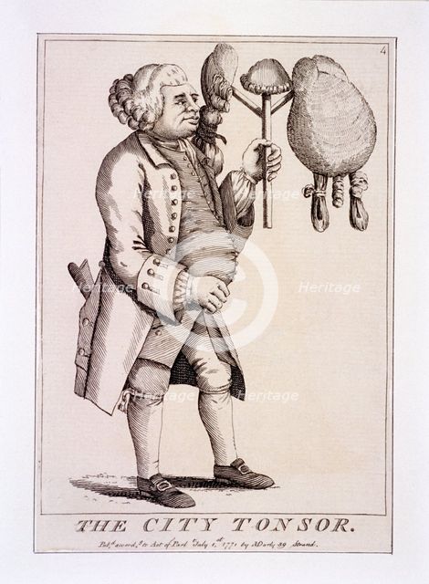 'The City Tonsor', 1771. Artist: Anon