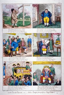 The civic chair - or - John Lump's progress in City honors c1815. Artist: Anon