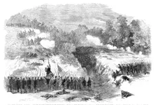 The Civil War in America: attack on the Confederate batteries at Bull Run by the 27th and..., 1861. Creator: Unknown