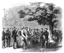 The Civil War in America: Confederate prisoners capture by United States pickets between..., 1861. Creator: Unknown