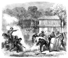 The Civil War in America: cottonburners, from a sketch by our special artist, 1862. Creator: Unknown
