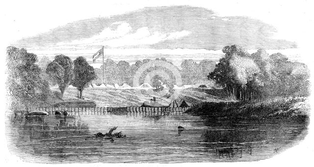 The Civil War in America: Drury's Bluff, a Confederate position on the James River..., 1862. Creator: Unknown;Unknown.