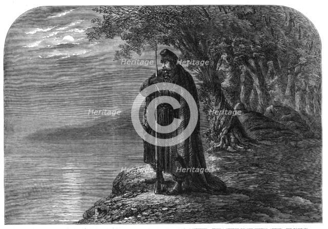 The Civil War in America: Federal picket on the Potomac, in front of the Confederate..., 1861. Creator: Unknown.