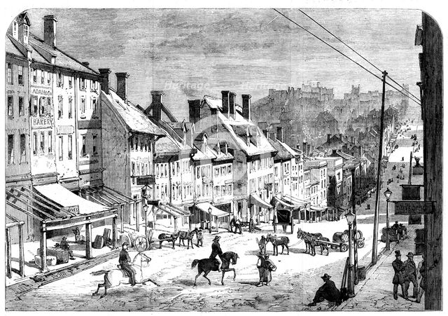 The Civil War in America: High-street, Richmond, Virginia, 1862. Creator: Unknown.