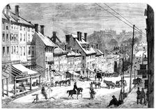 The Civil War in America: High-street, Richmond, Virginia, 1862. Creator: Unknown