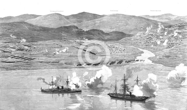 '' The Civil War in Chili, The Battle of Concon, August 21, 1891', 1891. Creator: Unknown.