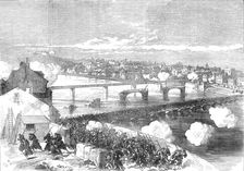 The Civil War in France: Communists routed at the bridge of the Asnières, 1871. Creator: C. R.