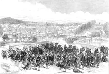 The Civil War in Paris: Communists routed at the Bridge of Neuilly, 1871. Creator: C. R.