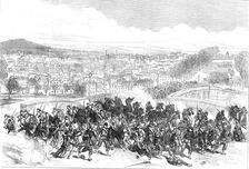 The Civil War in Paris: Communists routed at the Bridge of Neuilly, 1871. Creator: C. R.