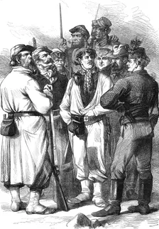 The Civil War in Paris: Men of the Barricades, 1871. Creator: Unknown