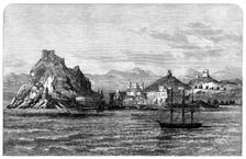 The Civil War in Spain: Aguilas, visited with requisitions by the insurgents of Carthagena, 1873. Creator: Unknown