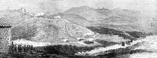 The Civil War in Spain: Battle of Galdames, April 30 - view...from the Heights of Montellano, 1874. Creator: Unknown