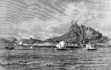 The Civil War in Spain: Bombardment of Alicante, 1873. Creator: Unknown