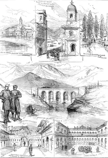 The Civil War in Spain: Carlist sketches from Navarre, 1874. Creator: Unknown