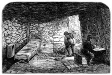 The Civil War in Spain: casemate in the battery of San Lorenzo, 1874. Creator: Unknown