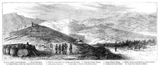 The Civil War in Spain...centre positions of the Carlists: from the advanced post of Pucheta, 1874. Creator: Unknown