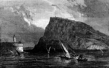 The Civil War in Spain: Fortress of Montjuich, Barcelona, 1873. Creator: Unknown