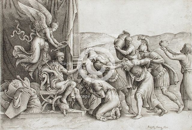 The Clemency of Scipio, between 1530 and 1560. Creator: Battista Franco Veneziano.