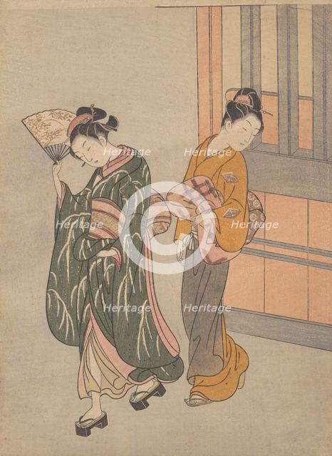 The Clear-day Mountain Wind of the Fan, ca. 1766., ca. 1766. Creator: Suzuki Harunobu.