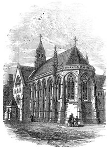 The Clergy Orphan Schools, Canterbury: the Chapel, 1857. Creator: Unknown