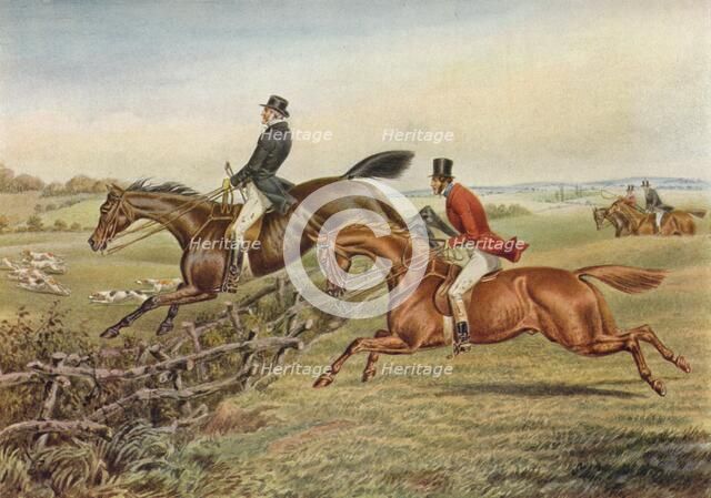 'The Cleric Shows The Way', c1800, (1922). Artist: Henry Thomas Alken.