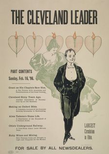 The Cleveland leader. Sunday, Feb.16, 96, c1893 - 1897. Creator: Unknown