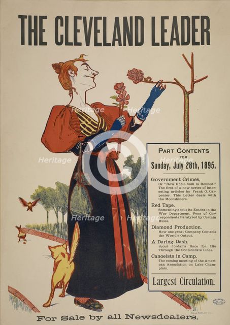 The Cleveland leader. Sunday, July 28th, 1895, c1893 - 1897. Creator: Unknown.