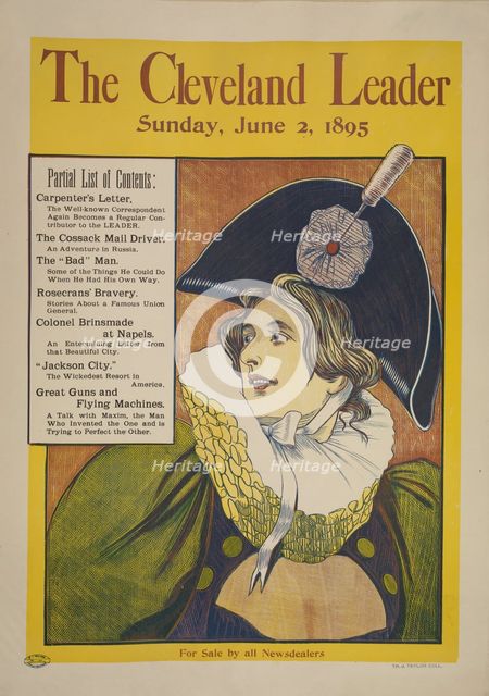 The Cleveland leader. Sunday, June 2, 1895, c1893 - 1897. Creator: Unknown.