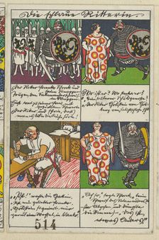 The Clever Lady Knight (Die schlaue Ritterin), 1911. Creator: Moritz Jung