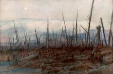 The Cliff of Craonne c1917, (1926).Artist: Francois Flameng