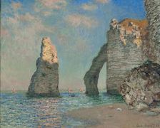 The Cliff at Etrétat, 1885. Creator: Monet, Claude (1840-1926)