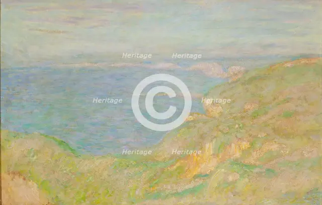 The Cliff at Fécamp, 1897.