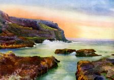 The Cliff, Castlerock, Londonderry, Northern Ireland, 1924-1926. Artist: MC Green