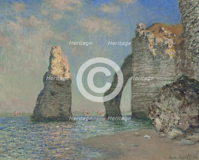 The Cliffs At Étretat, 1885. Creator: Claude Monet.