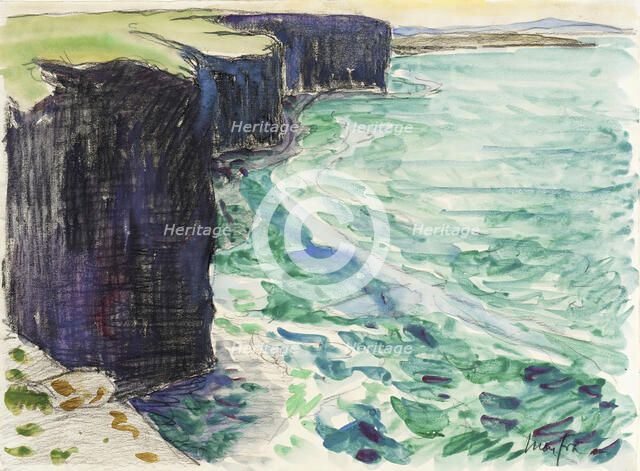 The Cliffs, c1890-95. Creator: Maxime Emile Louis Maufra.