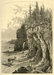 The Cliffs Near "The Ovens". 1872. Creator: Harry Fenn