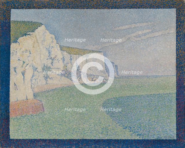The Cliffs of Dover; The Cliffs at South Foreland, 1892. Creator: Alfred William Finch.