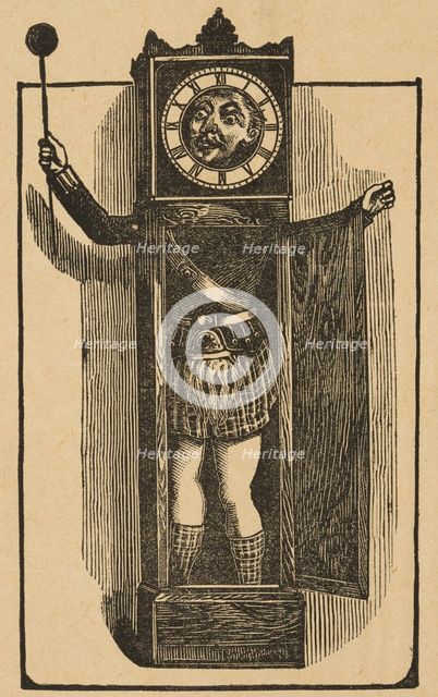The Clock, at Middlesex Music Hall, 1888. Creator: Unknown.