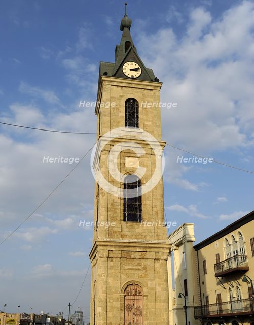 The Clock Tower, Old Town, Jaffa, Israel, 2013. Creator: LTL.
