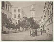 The Clock-Tower, Hong-Kong, c. 1868. Creator: John Thomson