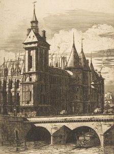 The Clock Tower, Paris, 1852. Creator: Charles Meryon