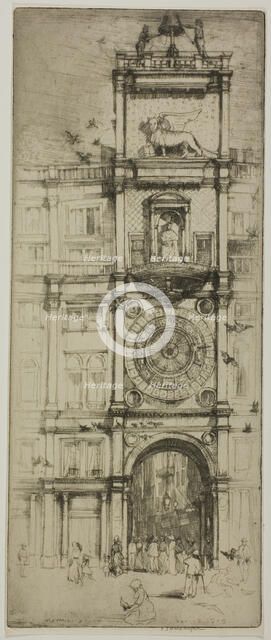 The Clock Tower, Venice, 1909. Creator: Donald Shaw MacLaughlan.