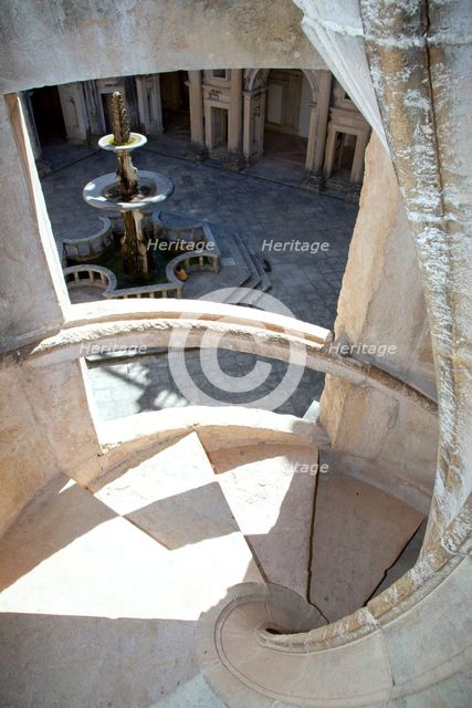 The Cloister of John III, the Convent of the Knights of Christ, Tomar, Portugal, 2009. Artist: Samuel Magal