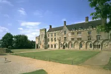 The cloister, Battle Abbey, East Sussex, 1998. Creator: J Bailey