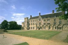 The cloister, Battle Abbey, East Sussex, 1998. Creator: J Bailey